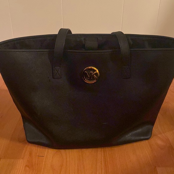 Michael Kors Black Tote Bag - Picture 1 of 6
